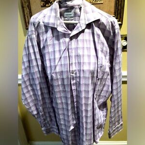 CALVIN KLEIN MENS DRESS SHIRT
